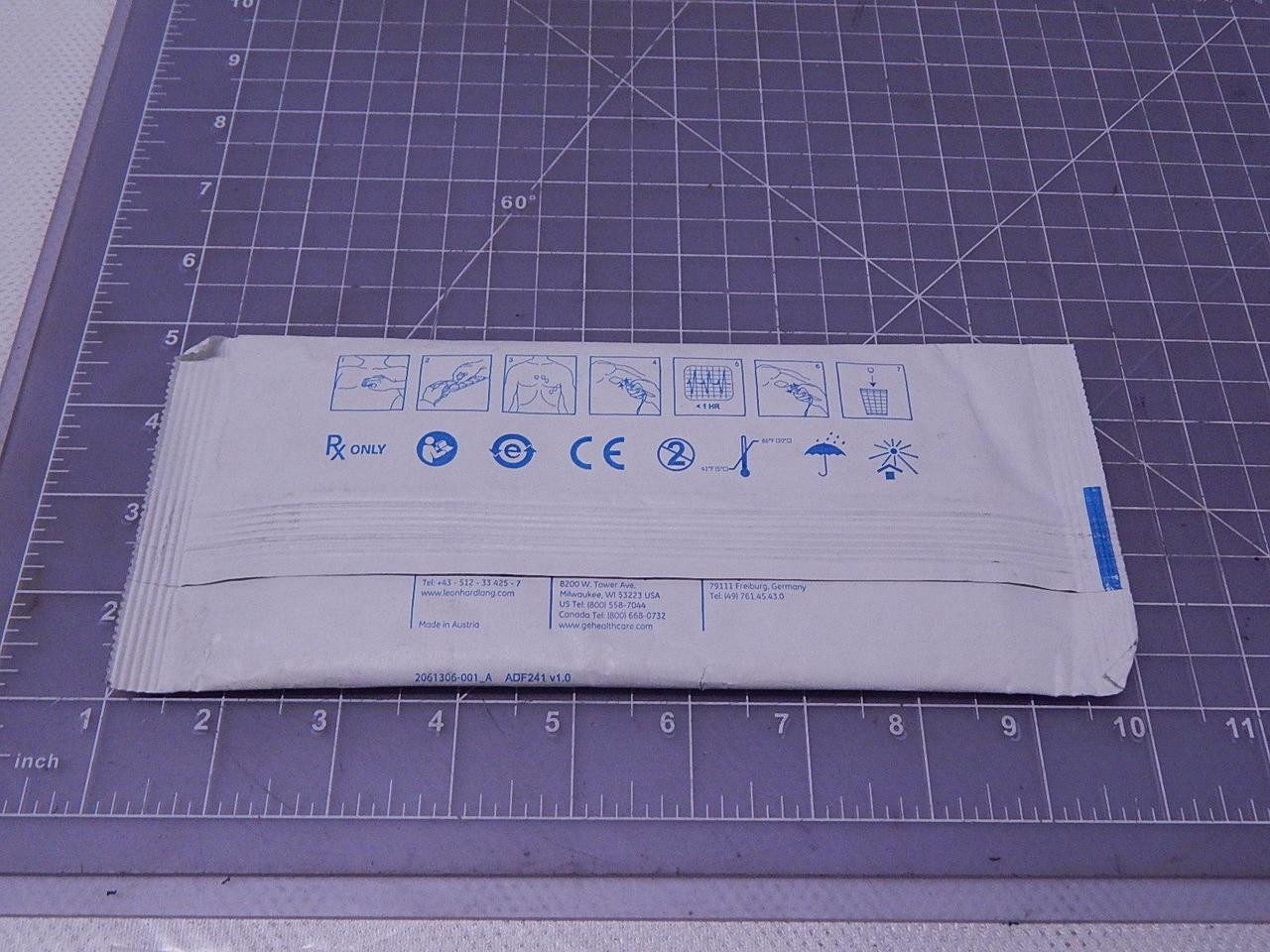 9623814P REV B Silver Mactrode Plus Disposable Adult Resting ECG